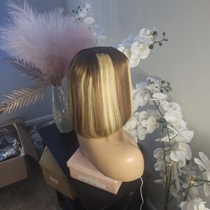 Stylish Brown and Blonde Women's Wig